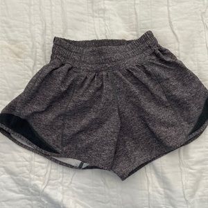 Gray Lululemon shorts size 0